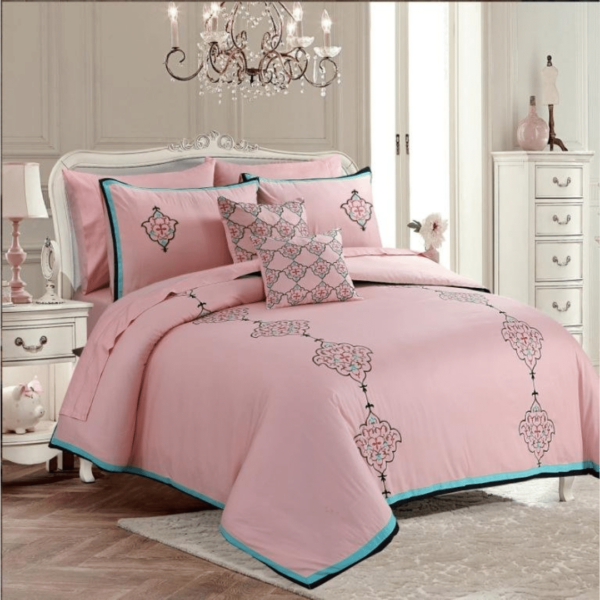 Embroidered Royal Bed Linens Bundle